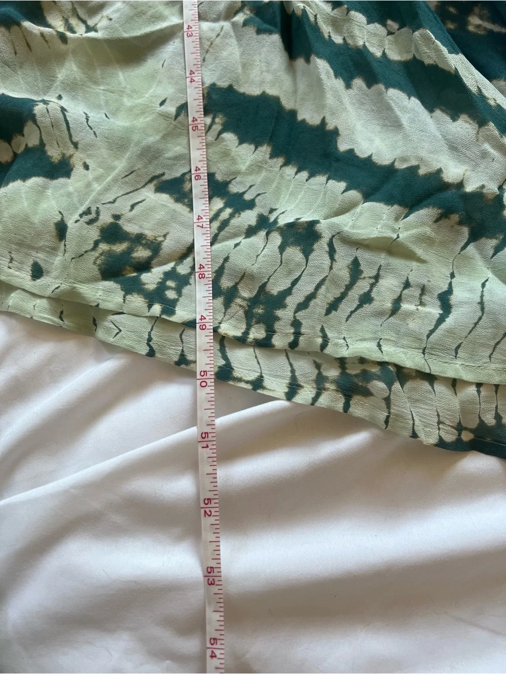Young Fabulous & Broke Teal and Mint Tie-Dye Wrap Maxi Dress